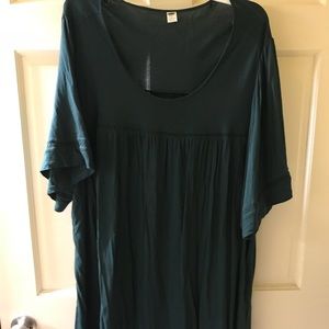 Emerald green tunic 4x